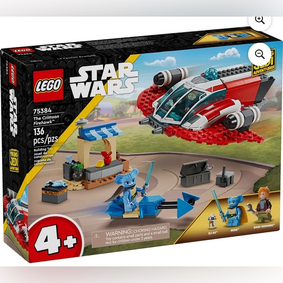 LEGO Star Wars: Young Jedi Adventures The Crimson Firehawk, Kids’ Starter Set - Picture 2 of 3
